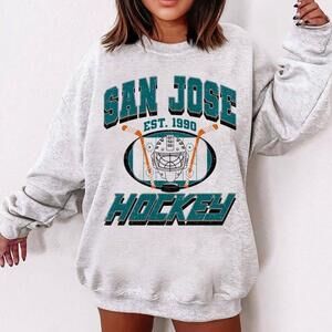 San Jose Sharks 1990 Hockey Team San Jose Nhl Gameday Sweatshirt